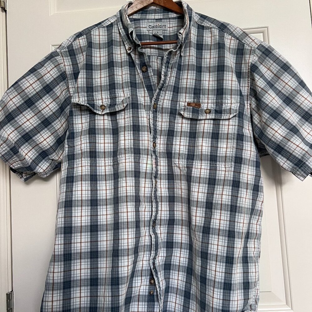 Carhartt Size Large Short Sleeved Shirt